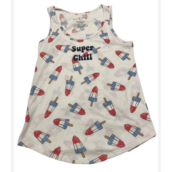 Wound up Super chill bombpop popsicle shirt tank top size xs - Picture 1 of 4